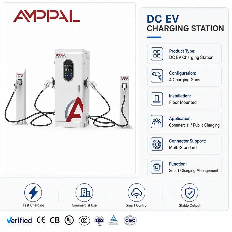 240kW Multi-Gun High-Power DC EV Charger for Bus & Fleet Depots