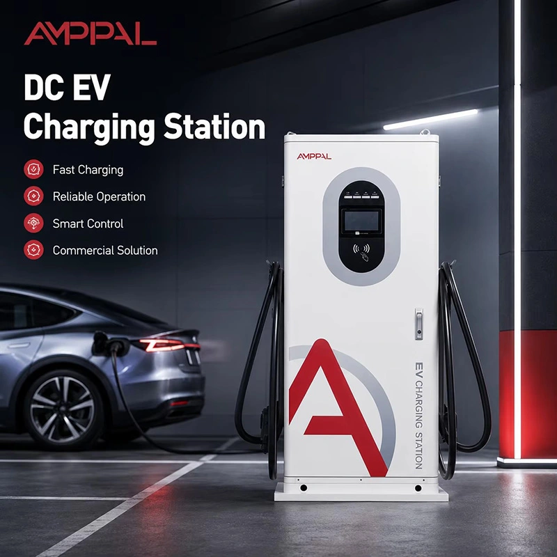 40kW Commercial Integrated DC EV Charging Station for Public Parking